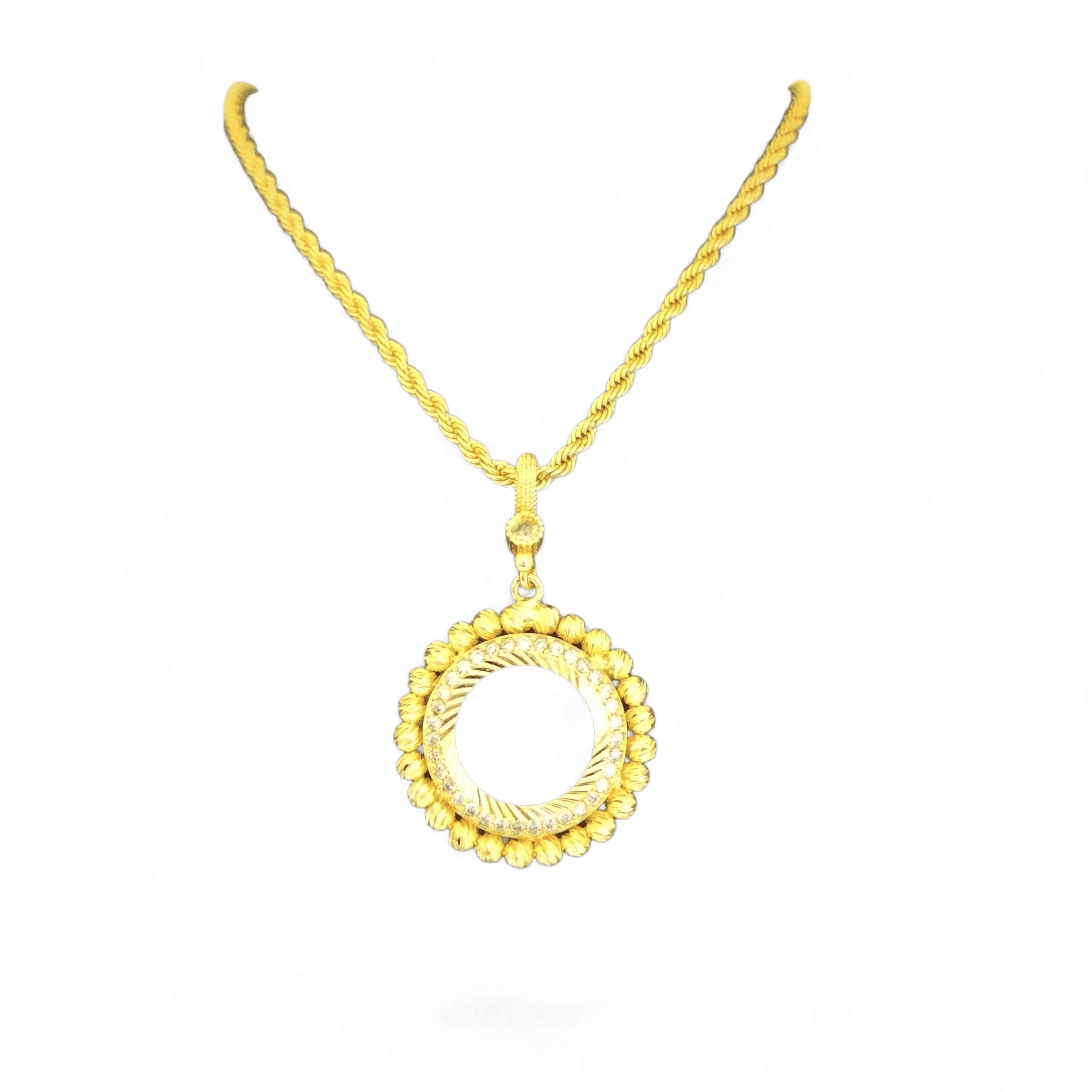 ALTIN KAPLAMA-ZİNCİRLİ ÇERÇEVE