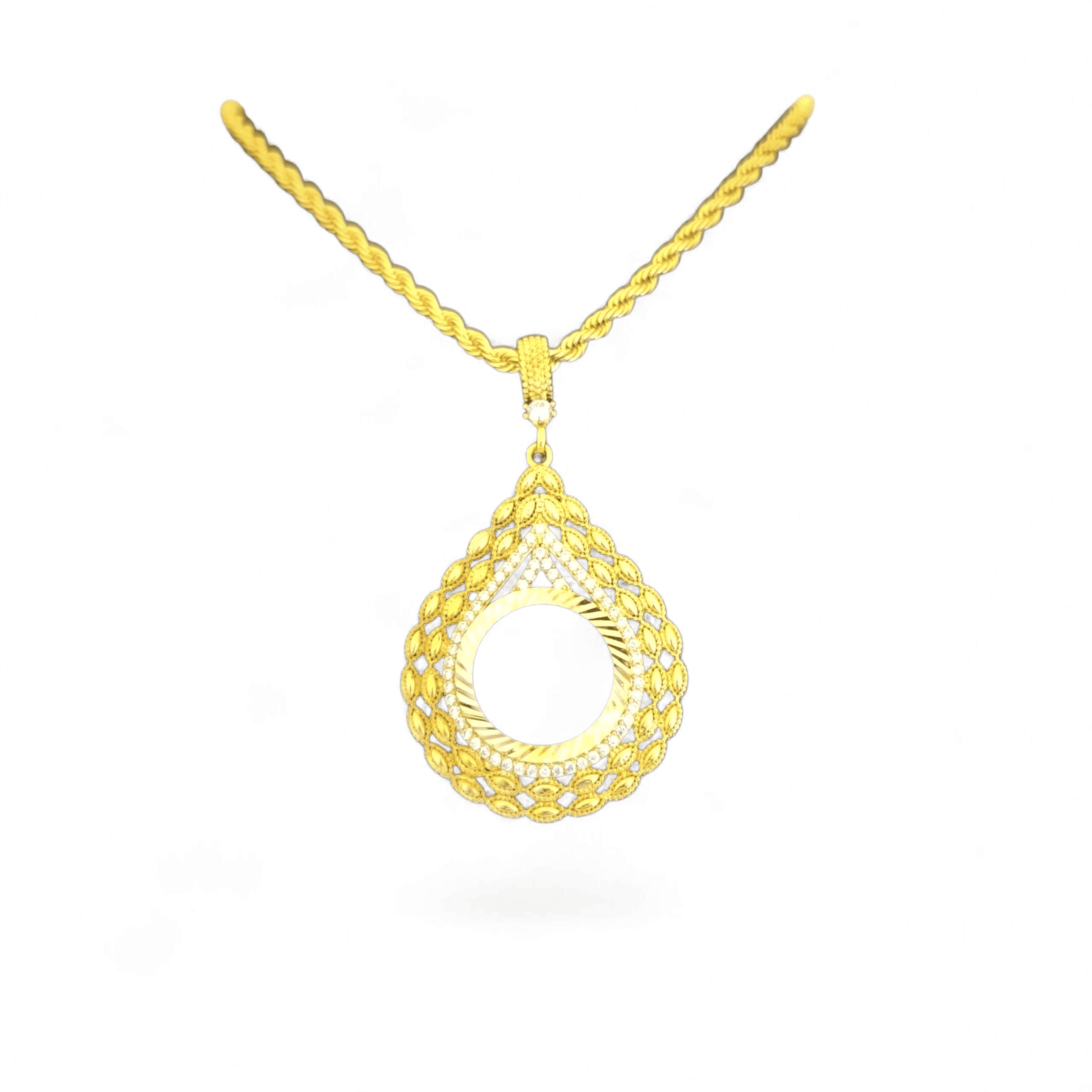 ALTIN KAPLAMA-ZİNCİRLİ ÇERÇEVE