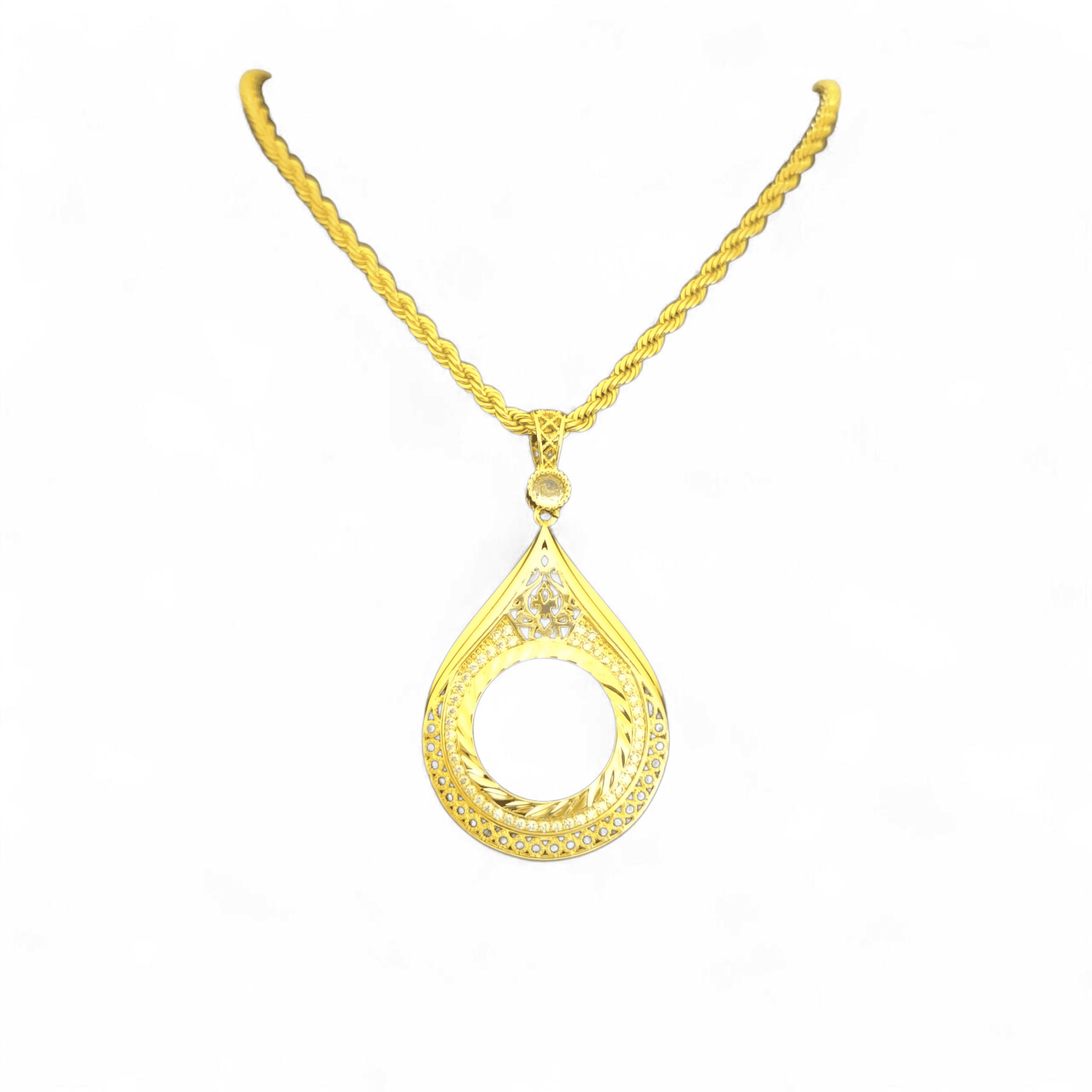 ALTIN KAPLAMA-ZİNCİRLİ ÇERÇEVE