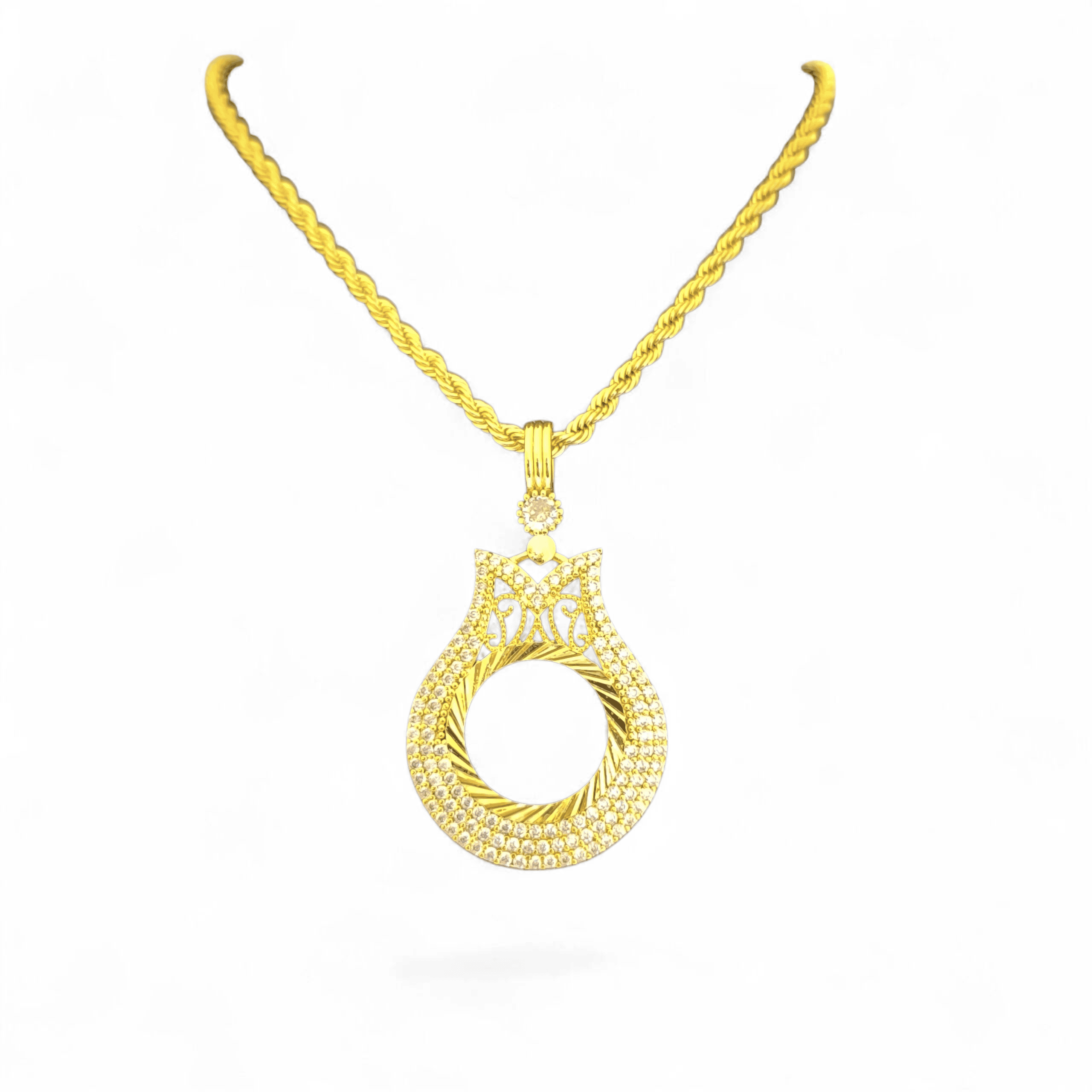 ALTIN KAPLAMA-ZİNCİRLİ ÇERÇEVE