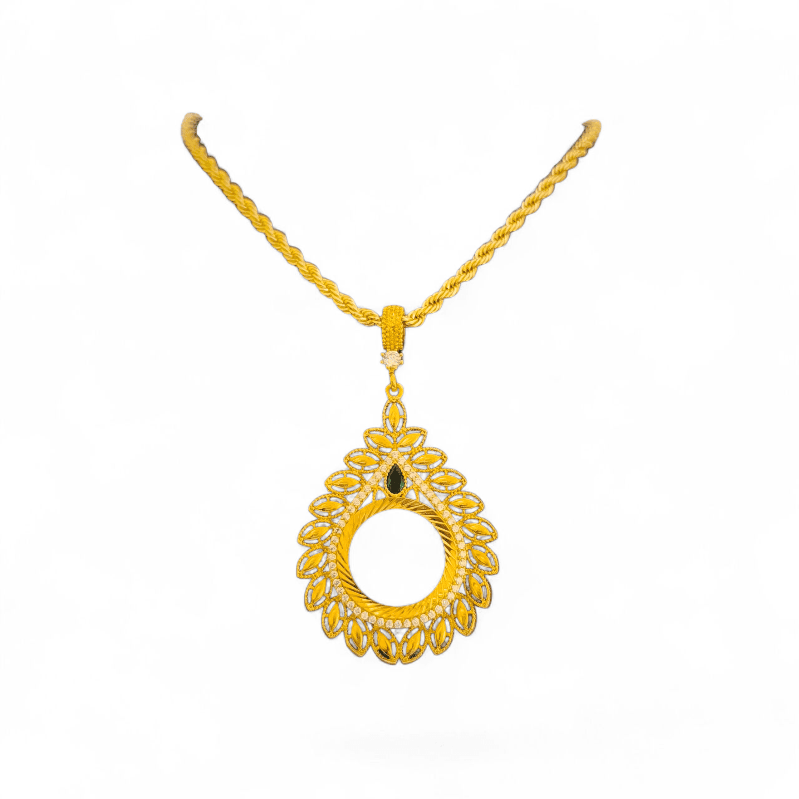 ALTIN KAPLAMA-ZİNCİRLİ ÇERÇEVE