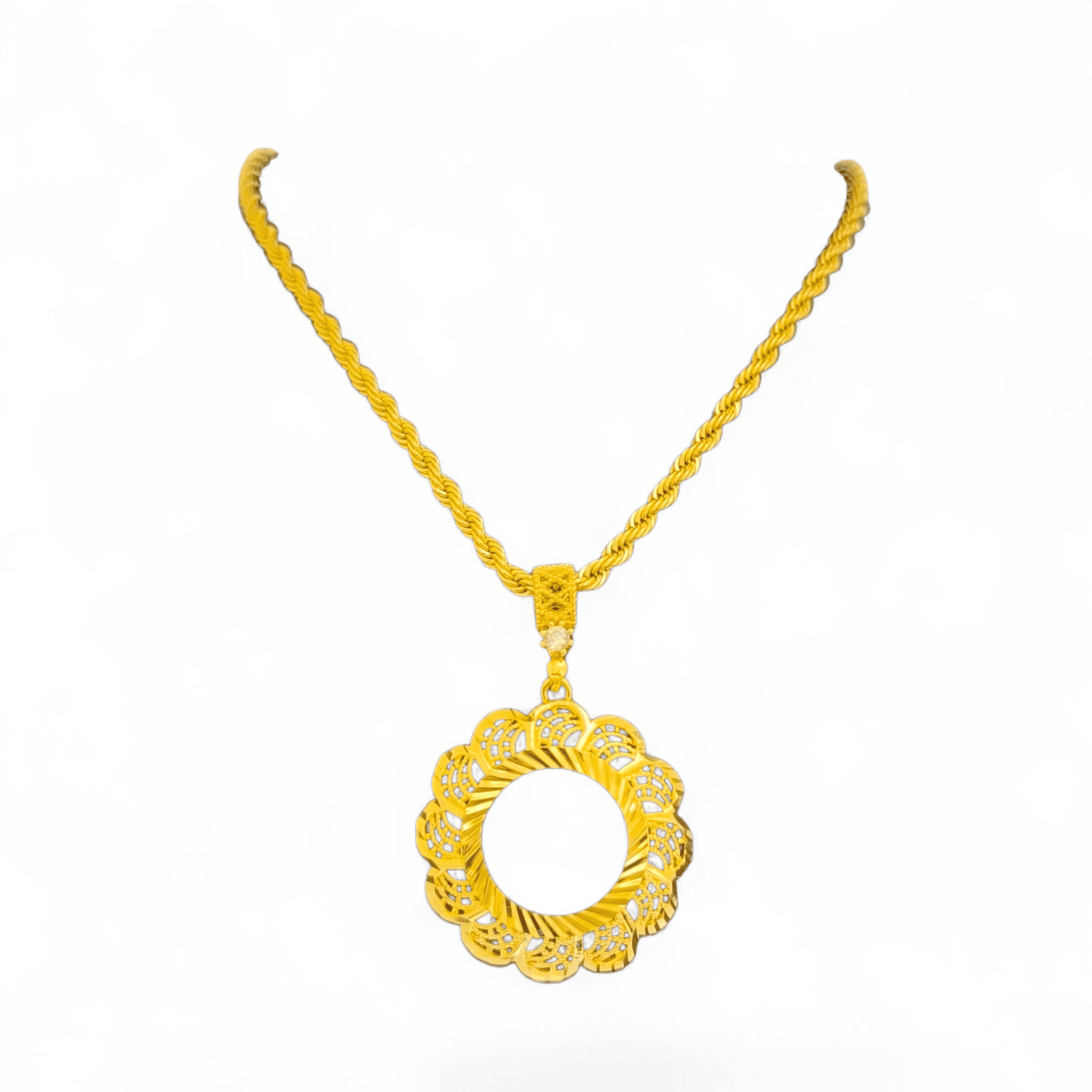 ALTIN KAPLAMA-ZİNCİRLİ ÇERÇEVE